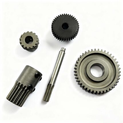 IWF2-079 Pinion, Finished Product  and  IWF2-078 Gear Wheel, Finished Product